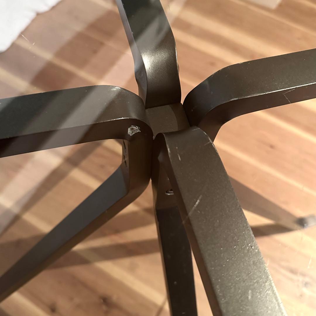 ガラステーブル 「CUGINO」 design by Enzo Mari