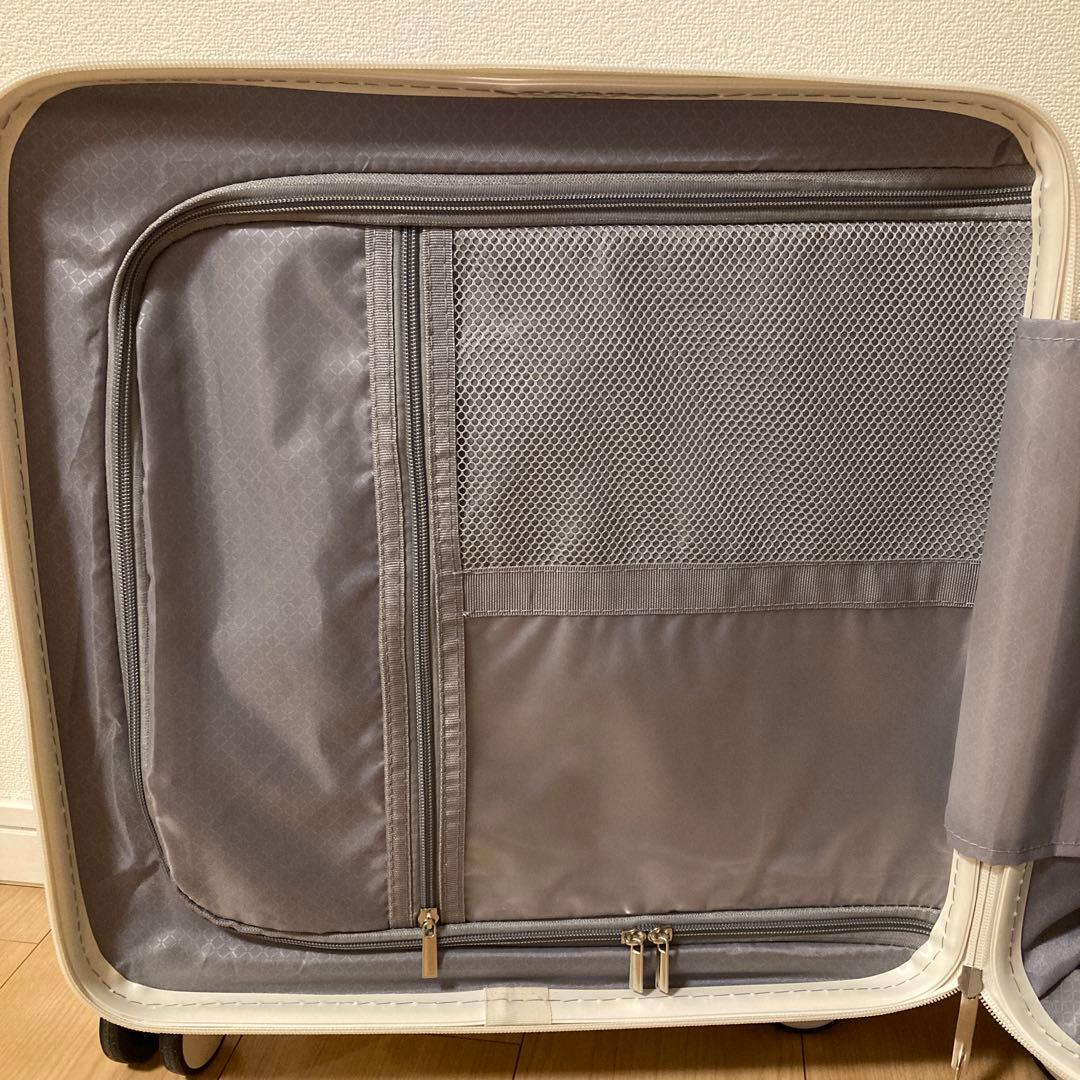 【未使用】スーツケース キャリーケース 前開き　 SSサイズ　48L