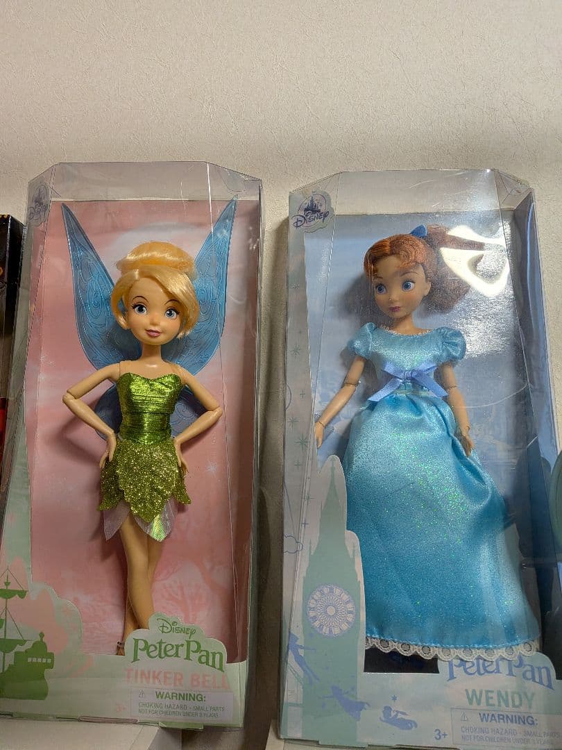 ピーターパン ティンカーベル ウェンディ 人形　ドール　フィギュア　ディズニー