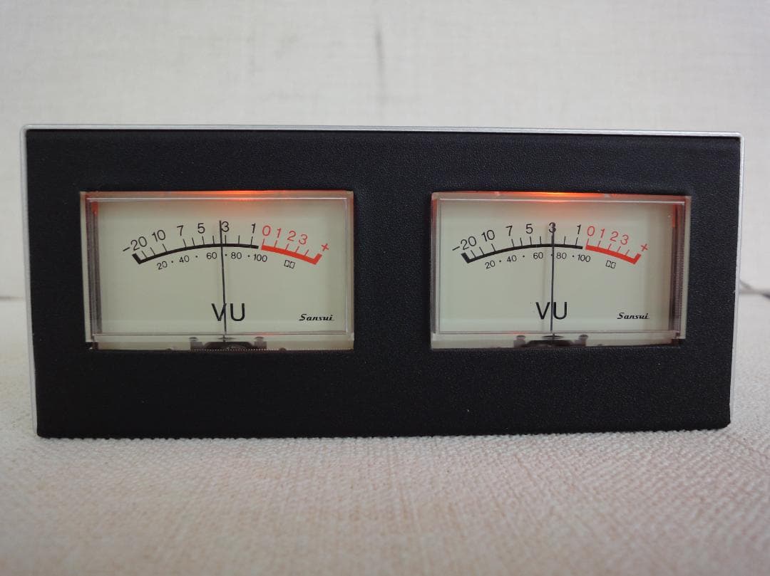 自作ステレオVUメーター187号機（サンスイ未使用新品）