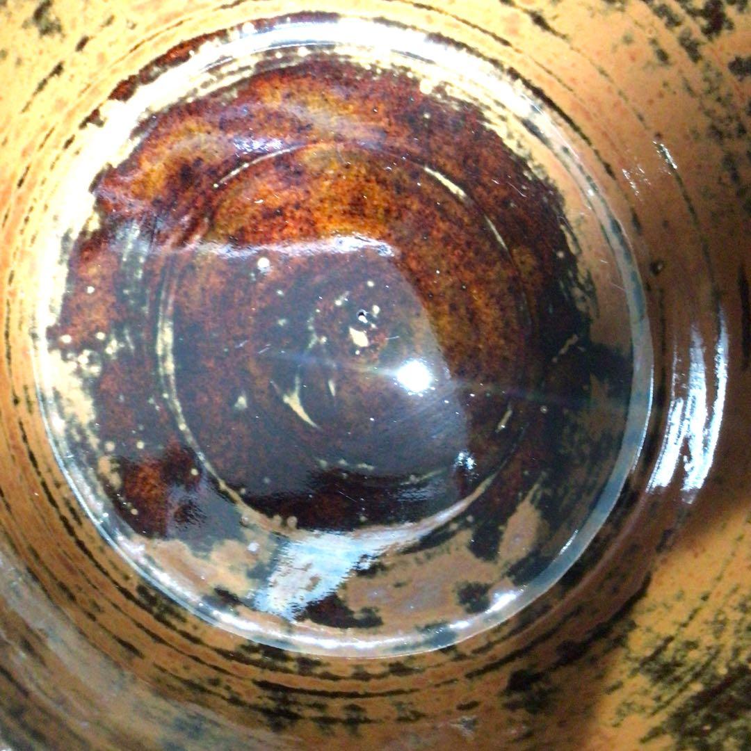 Ｐ３５５　水指　『加藤陶古造』『古瀬戸』『荒土』『一重口水指』　共箱　茶道具