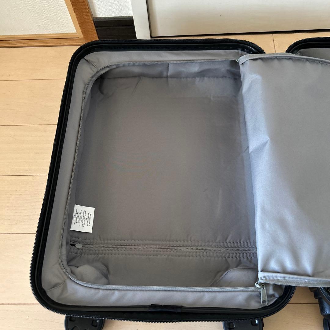 美品　無印　19リットル　キャリーケース　ライトブルー