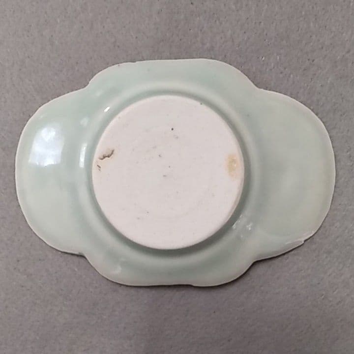 古伊万里青磁茶托　(NO2)　古伊万里茶托　古伊万里皿　茶道具　煎茶道具　茶托