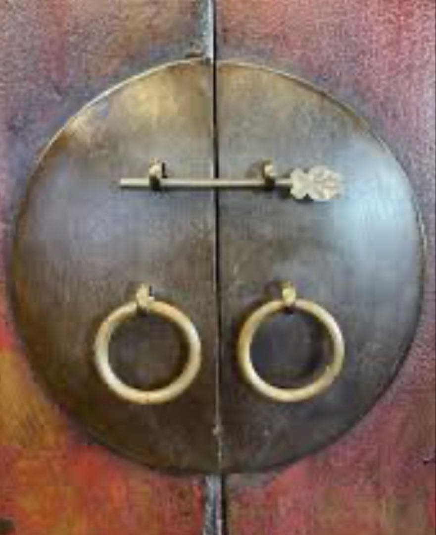 青銅　ドーム型装飾金具　１セット DIY中国アンティーク家具 ヴィンテージ　レア