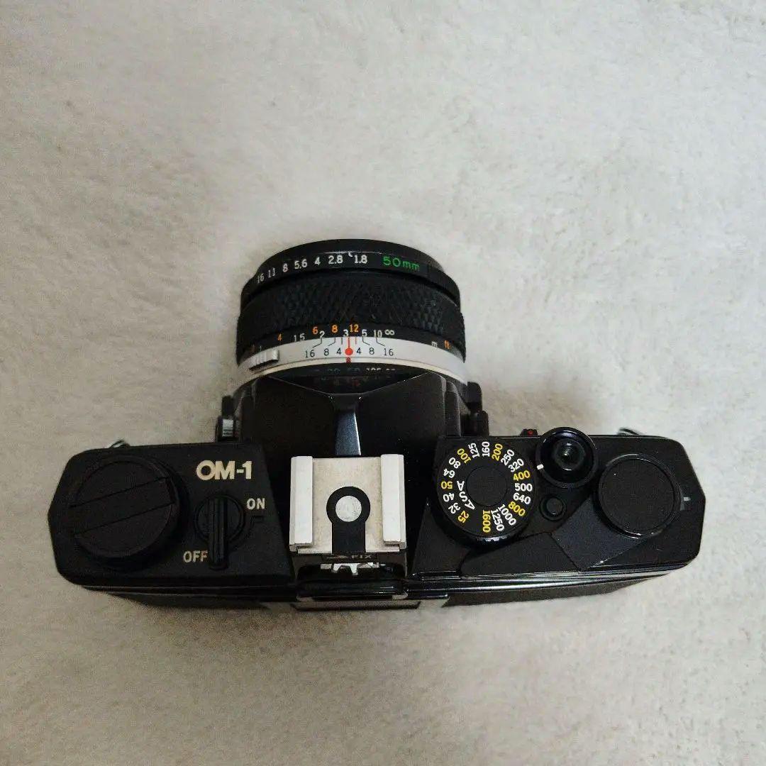 ■美品■ OLYMPUS OM-1 ブラックF.ZUIKO 50mmF1.8