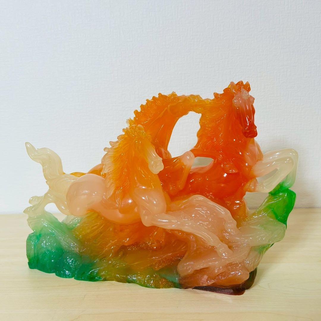 馬 ウマ 午 オブジェ 美術品 置物 縁起物 インテリア 飾り 彫刻 工芸品