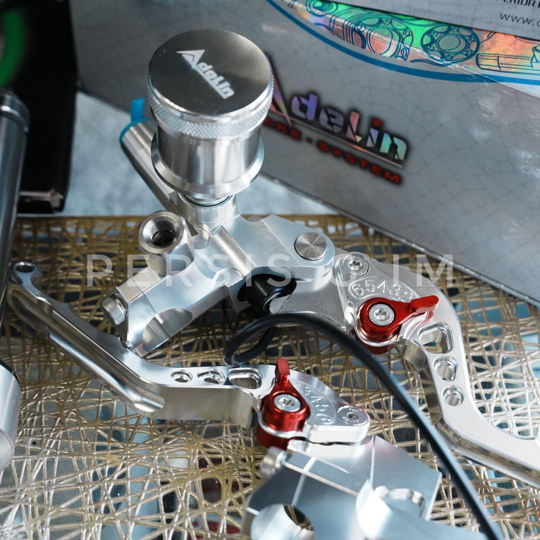 ズーマー フロントディスク化キット 全セット シルバー ruckus スクーピー