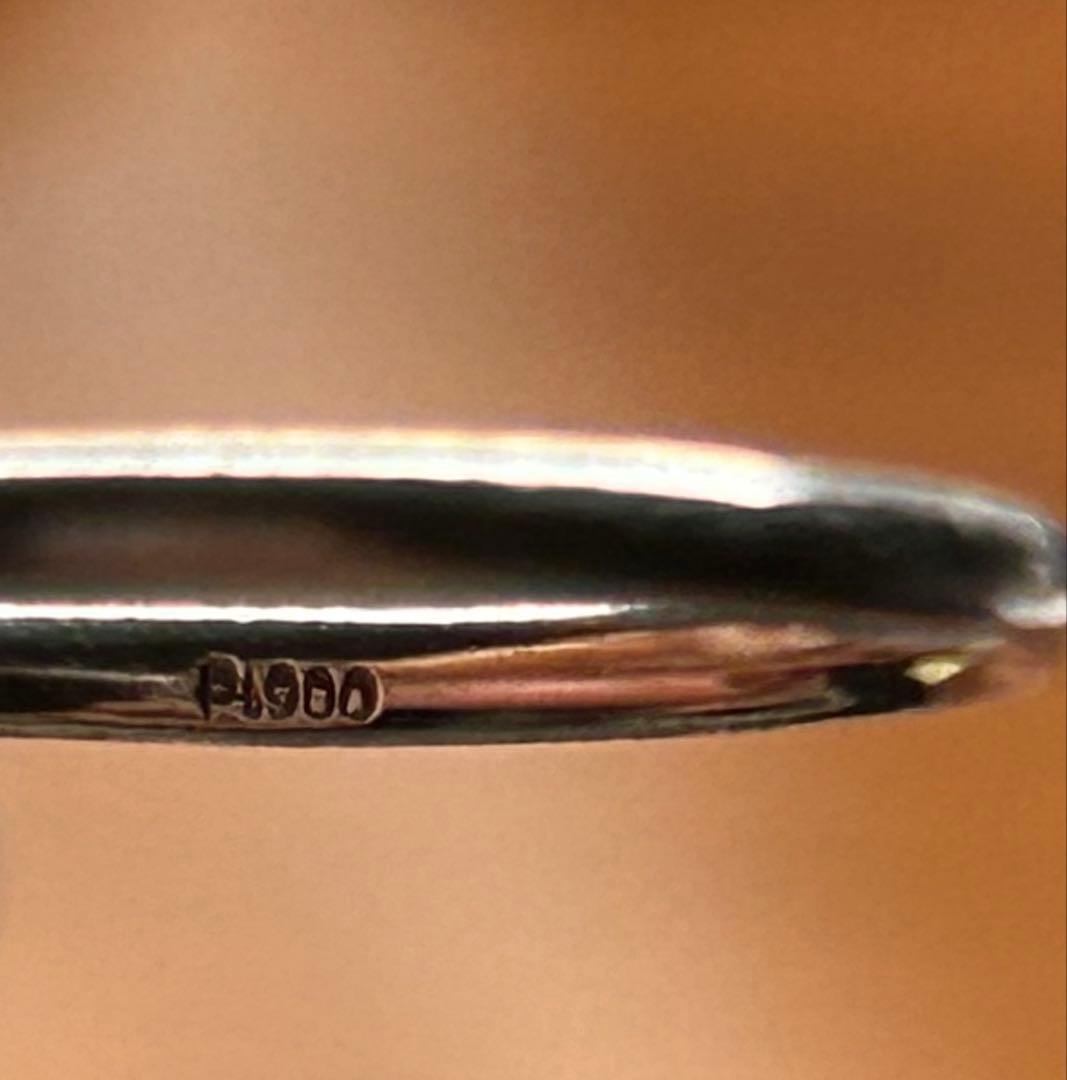 プラチナ　ピンキーリング7号　Pt900