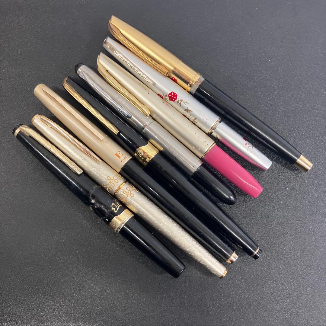 【PLATINUM/PILOT】万年筆　おまとめ　8本　ペン先無し