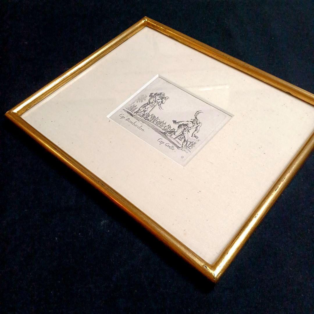 お値下げ　額装品　1621年頃　巨匠　ジャック・カロ　「スフェサニア舞踏会」美品