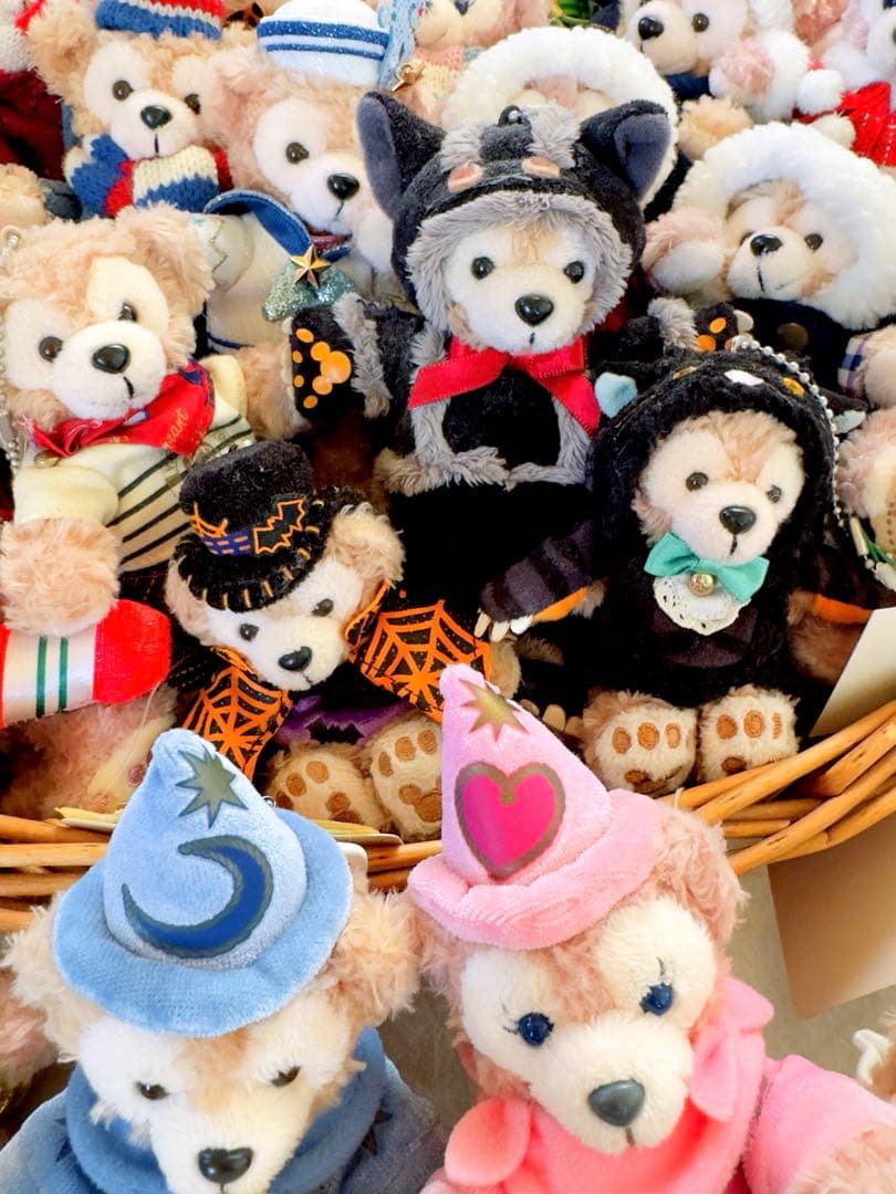 ダッフィー＆シェリーメイ　ぬいぐるみバッジ　まとめ売り