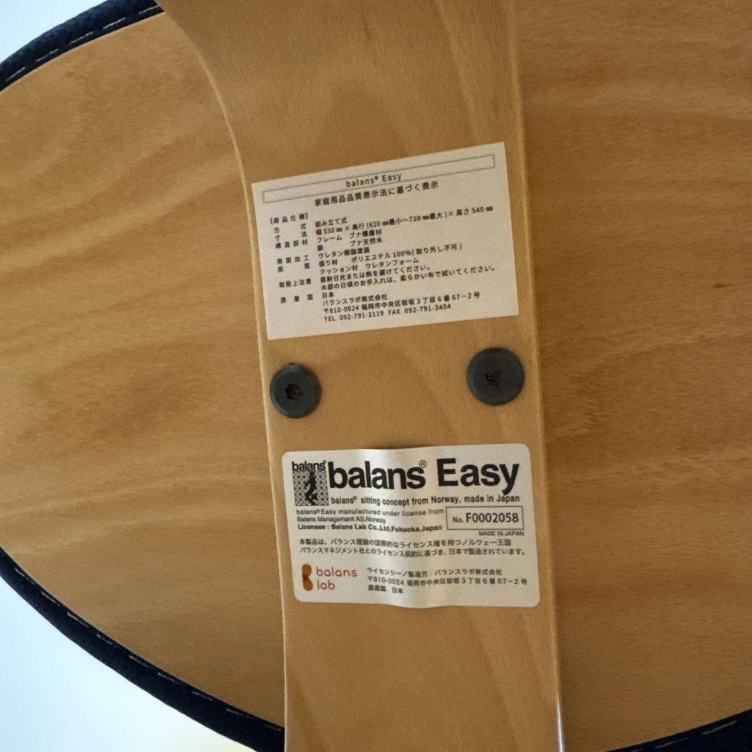 バランスチェアイージー　ネイビー