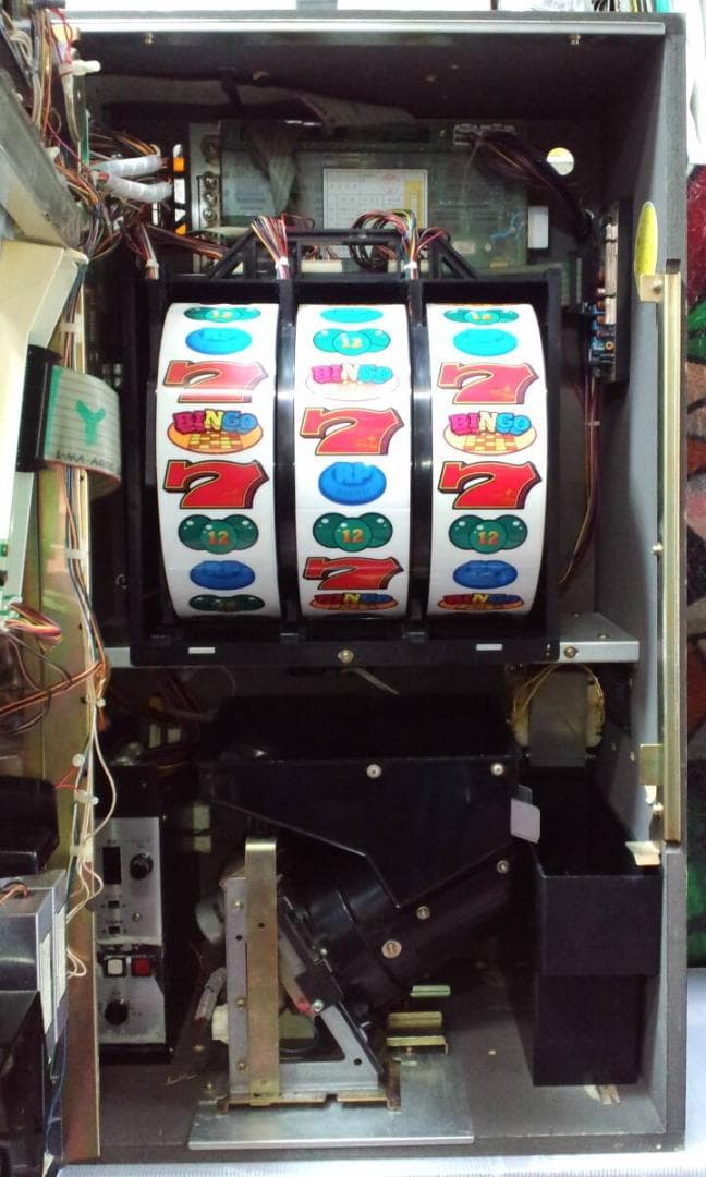 【パチスロ実機】ベルコ★スーパービンゴ【フルオートプレイ付不要機付】４号機