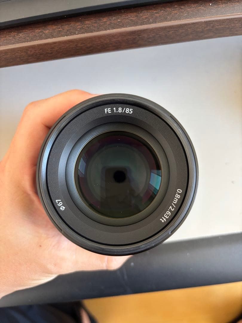 美品　SONY FE 85mm F1.8 純正レンズ SEL85F18