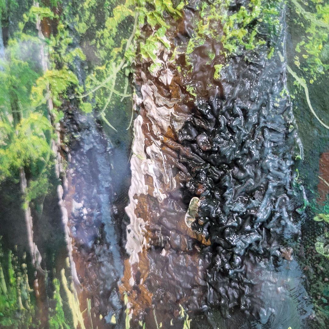 風景画　 k.yabana　20号　額付