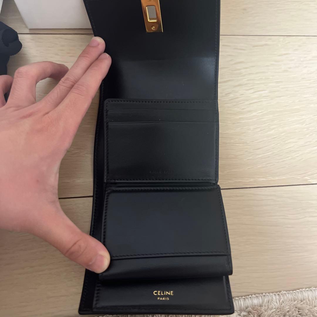【極美品】CELINE セリーヌ スモール トリフォールドウォレット