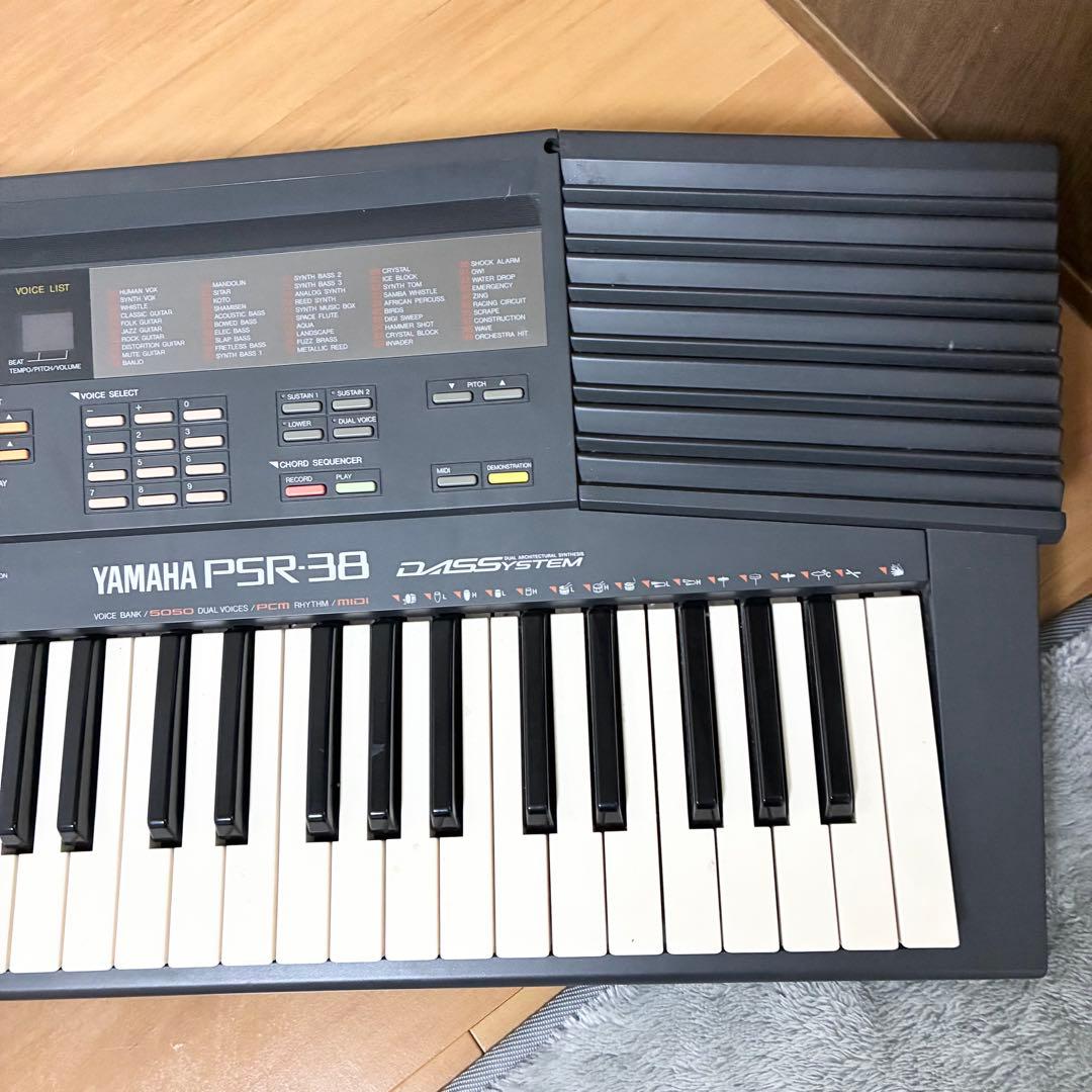 YAMAHA PSR-38 61鍵 電子ピアノ ヤマハ 付属品あり 楽器 ピアノ