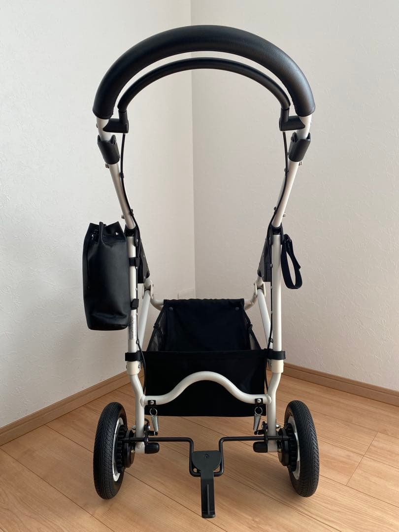 【極美品】エアバギー AIRBUGGY フレームのみ ホワイト 白 ペットカート