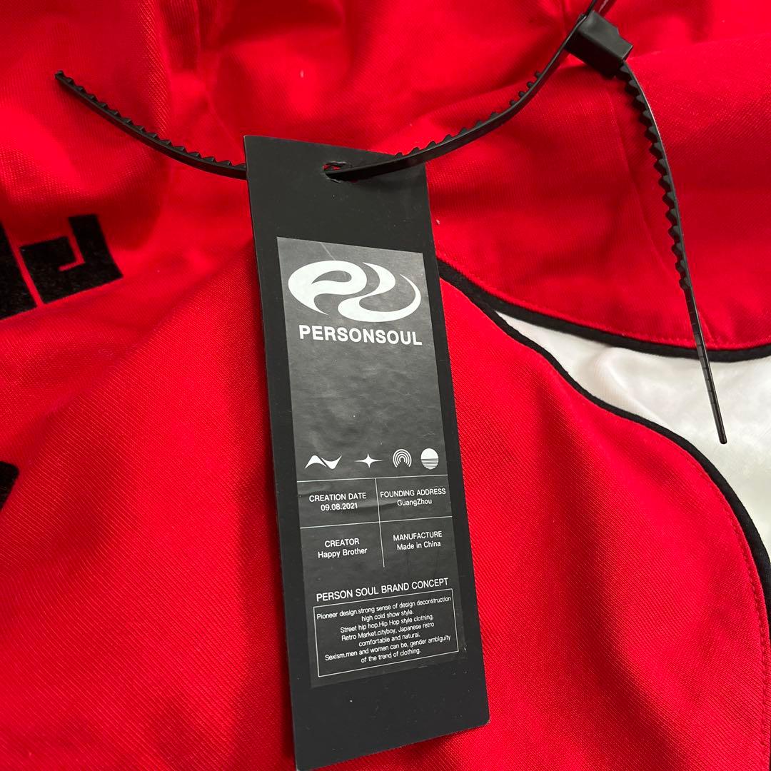 PERSONSOUL レーシングエレメントシンボル Tシャツ　レッド