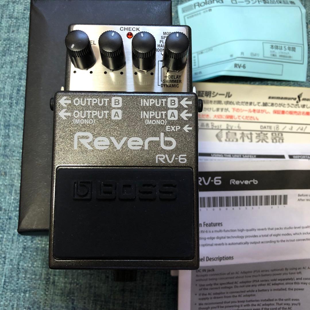【美品】BOSS RV-6 リバーブエフェクター
