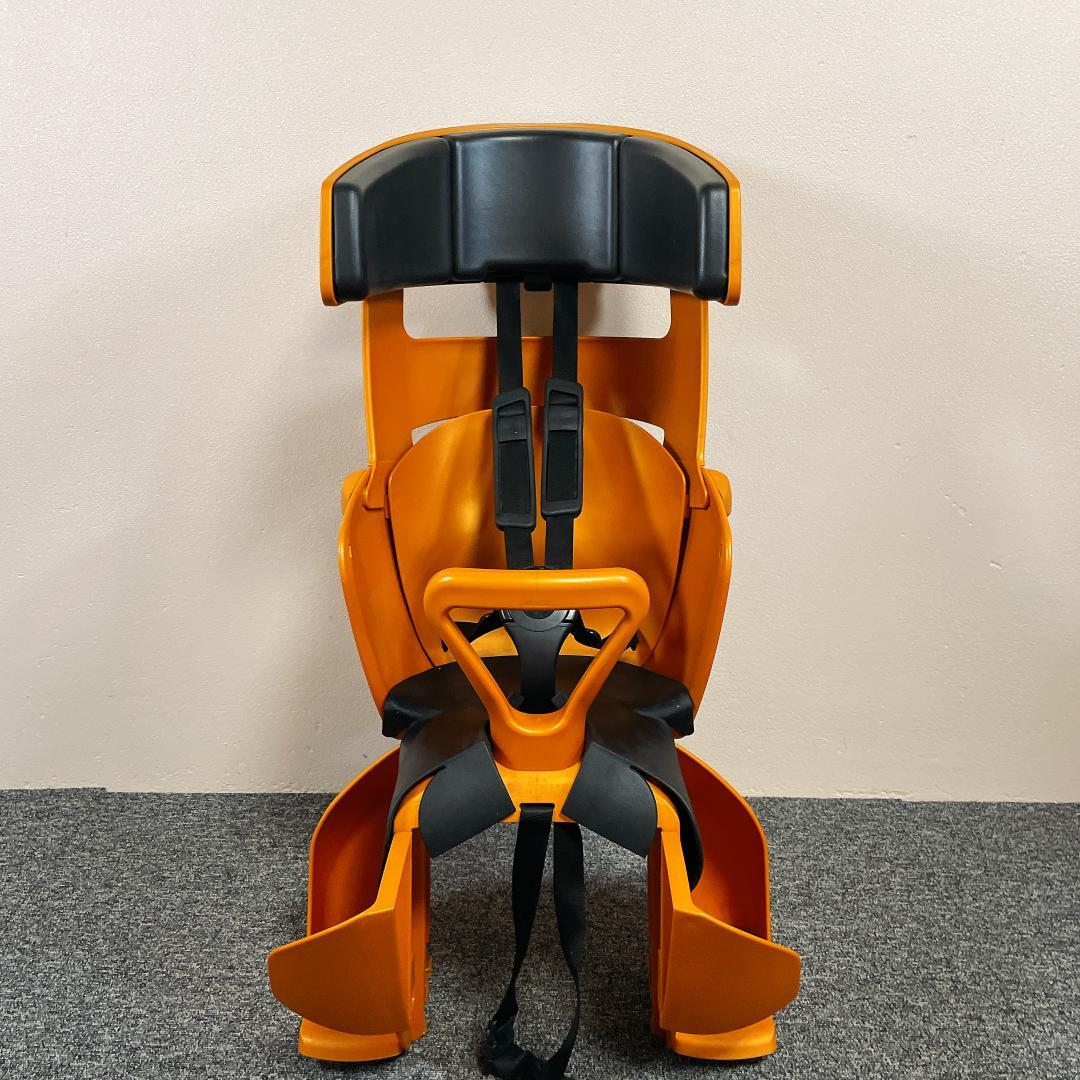 美品　OGK RBC-017DX2 自転車用チャイルドシート 希少色　オレンジ