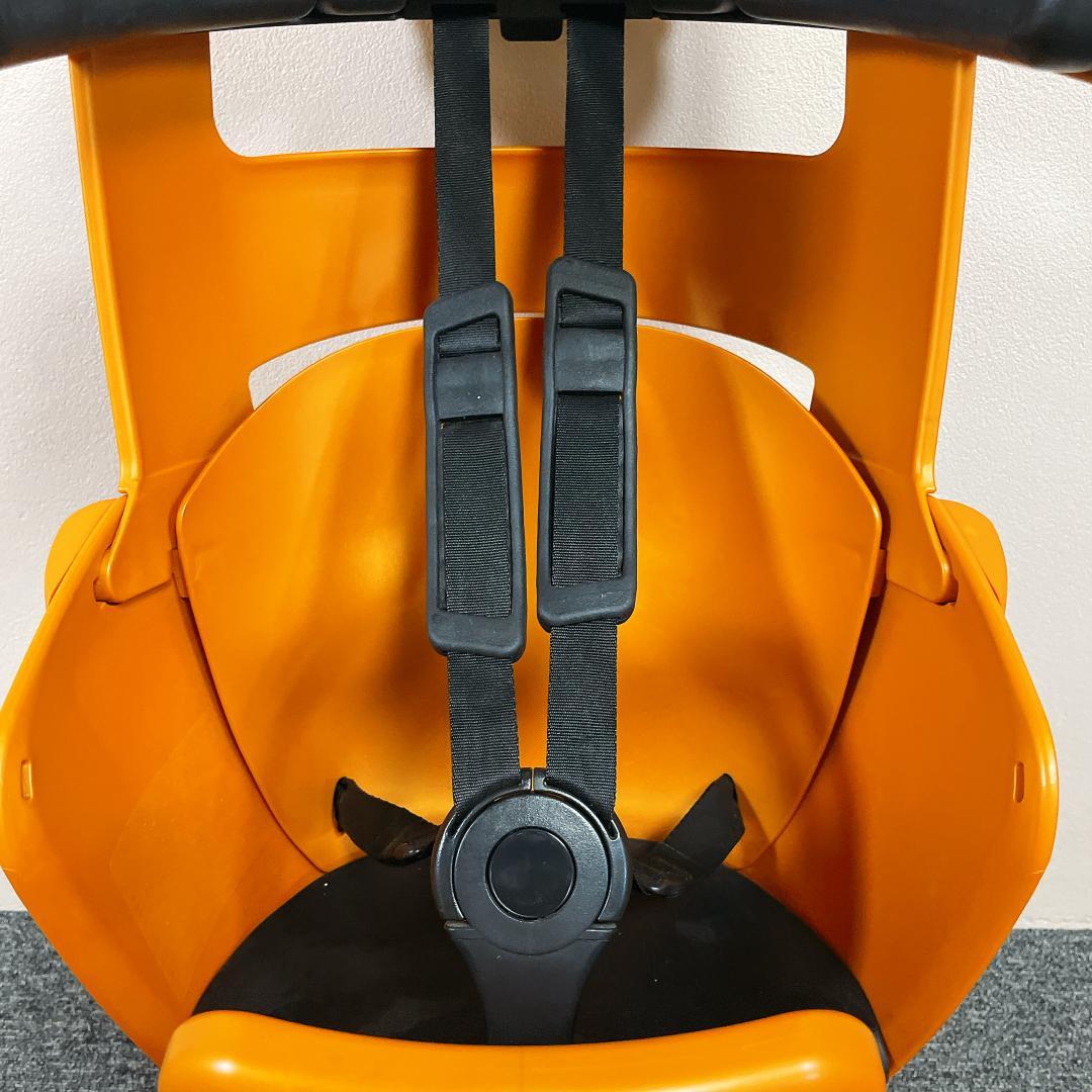 美品　OGK RBC-017DX2 自転車用チャイルドシート 希少色　オレンジ