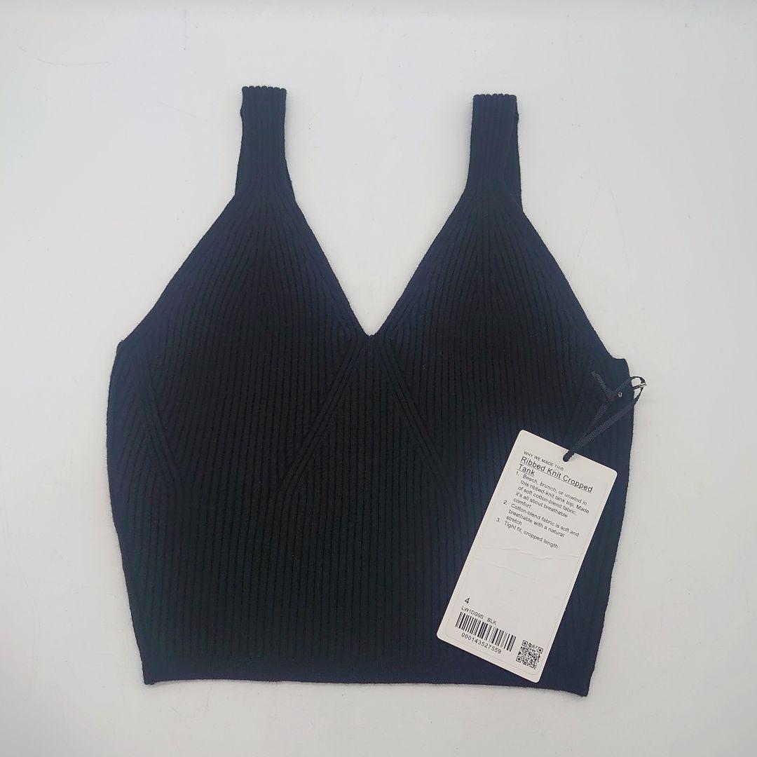 【未使用】lululemon Ribbed Knit Cropped Tank