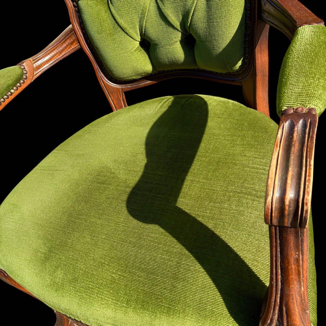 アンティーク　ロココ調　椅子　Ｂ