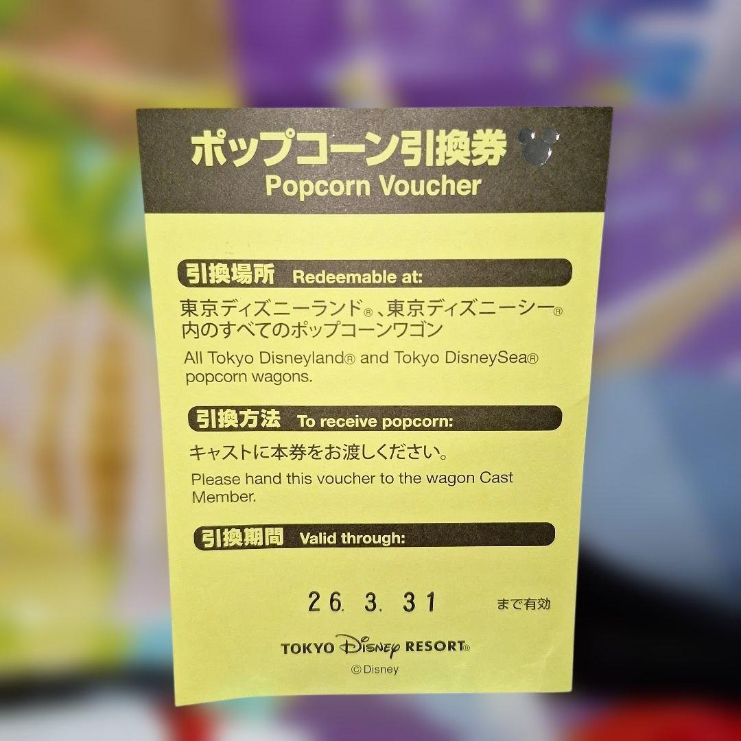 【新品】ミニーのファンダーランド　パルパルーザ　ポップコーンバケット　引換券付