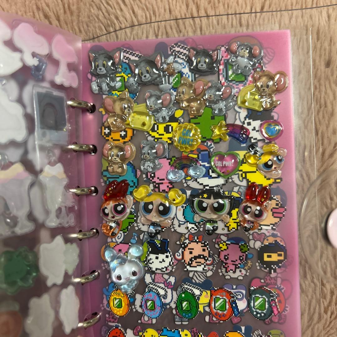 P*‥様 大量まとめ売りシール帳 完成品　ボンボンドロップシール　タイルシール