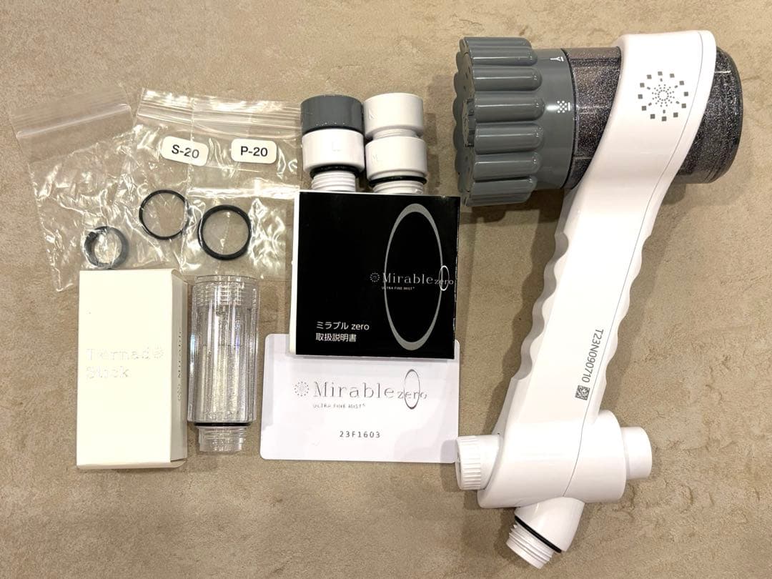 【美品】Mirable zero ミラブル ゼロ　シャワーヘッド