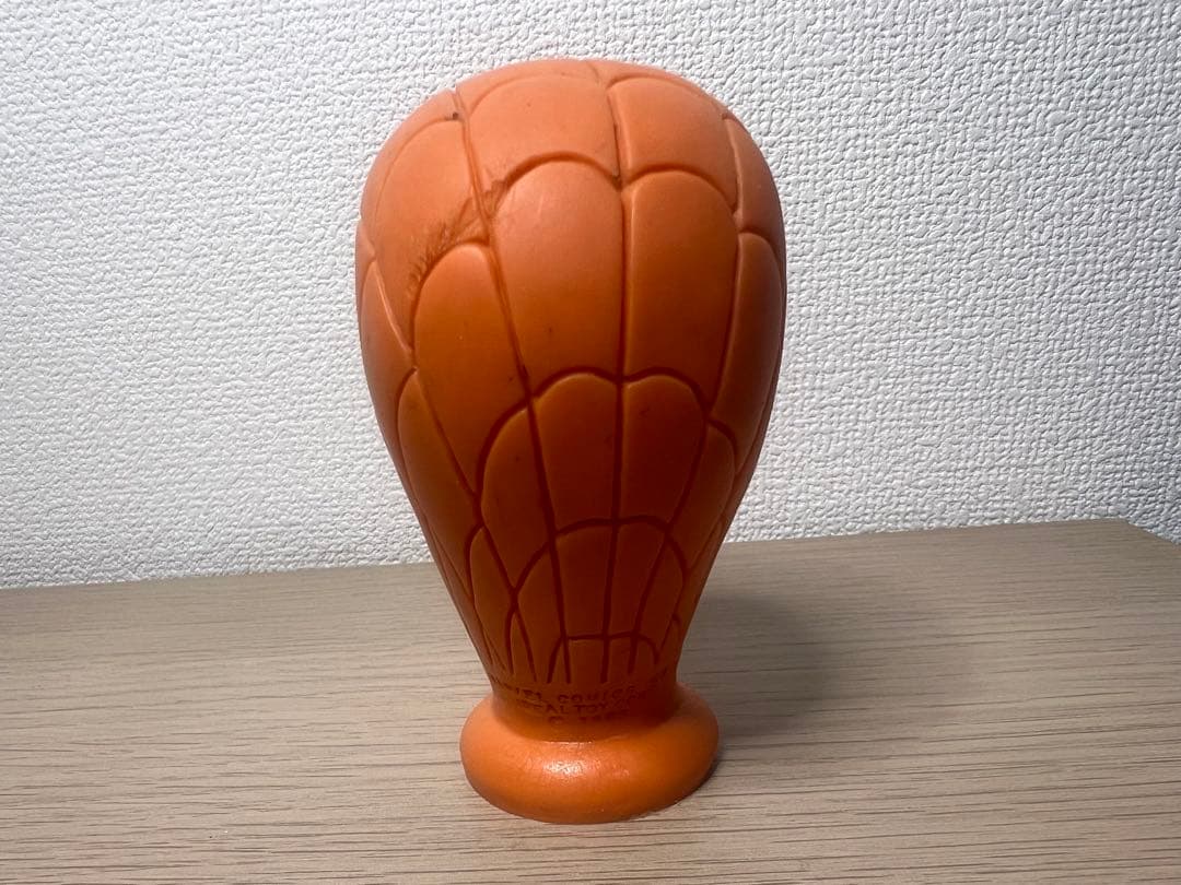 1966年　スパイダーマン ハンドパペット　マスク型フィギア