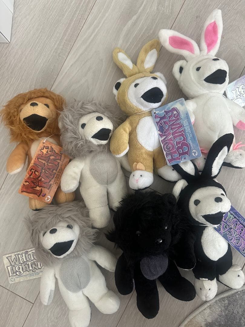グレイトフルデッドベア7体うさぎライオン　ムチャチャあちゃちゅむkeikiii