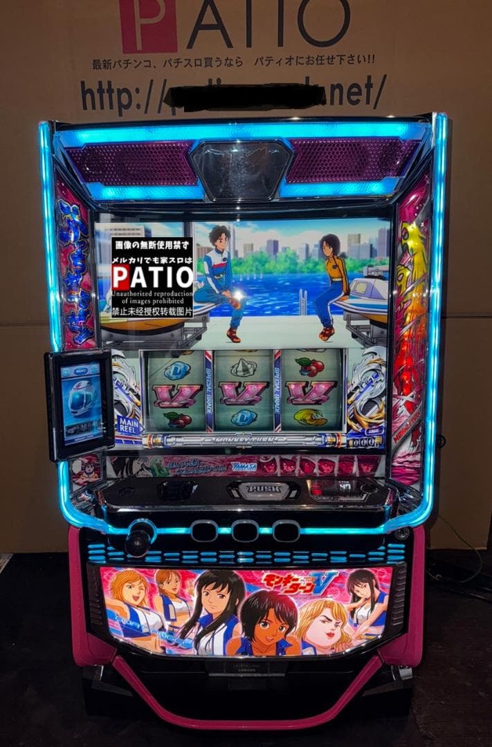 スマスロ モンキーターンV 　青島パネル実機　⭕️簡易ユニット付⭕️