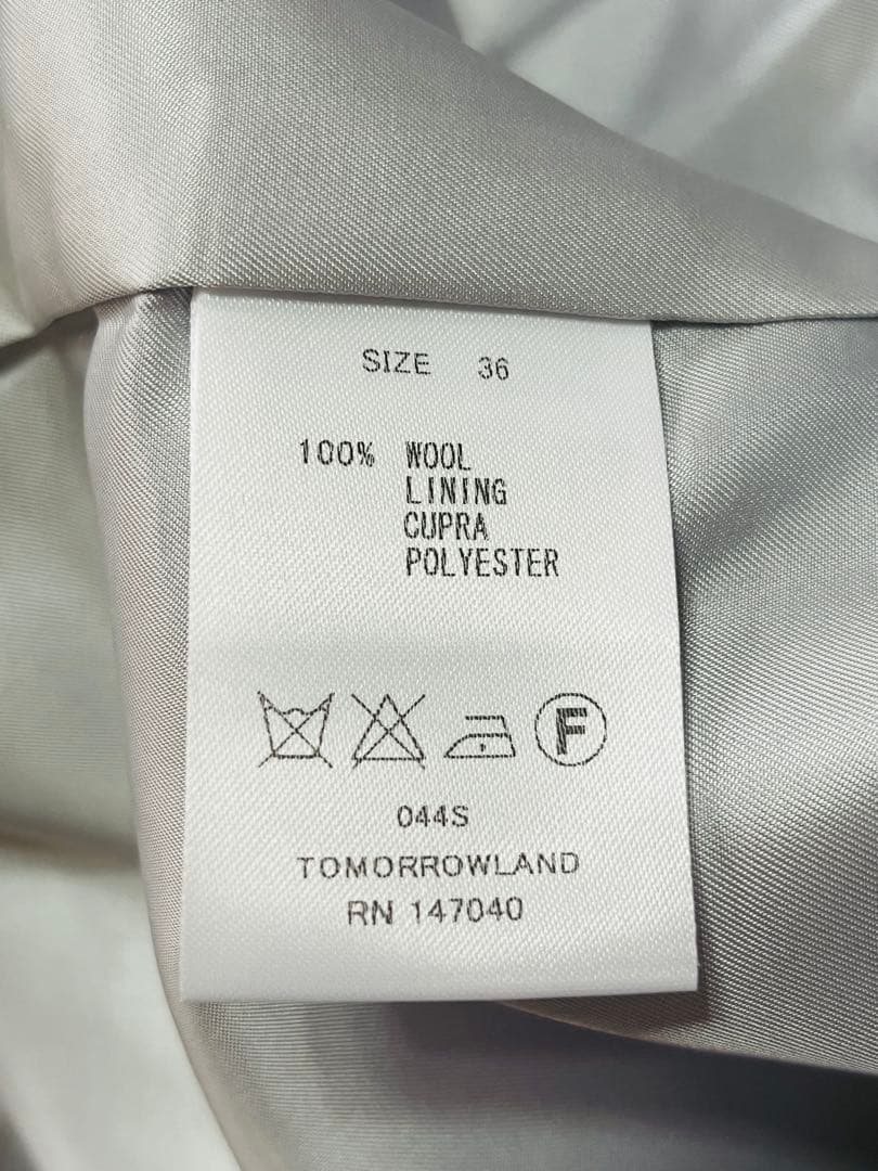 トゥモローランドコレクション　コート　テーラード