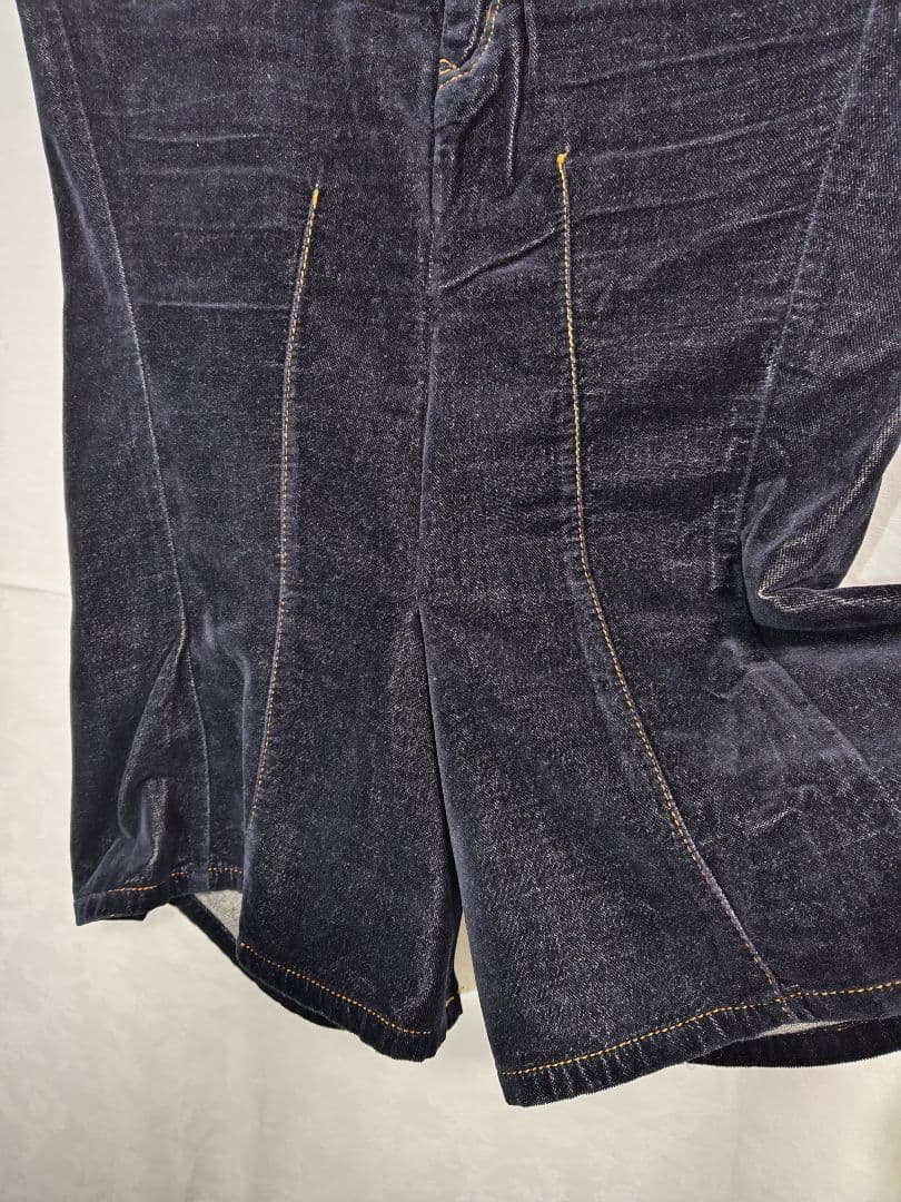 JUNYA WATANABE　ベロアデニム変型サルエルM　美品