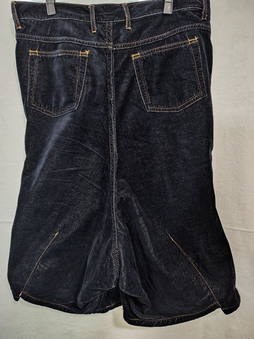 JUNYA WATANABE　ベロアデニム変型サルエルM　美品
