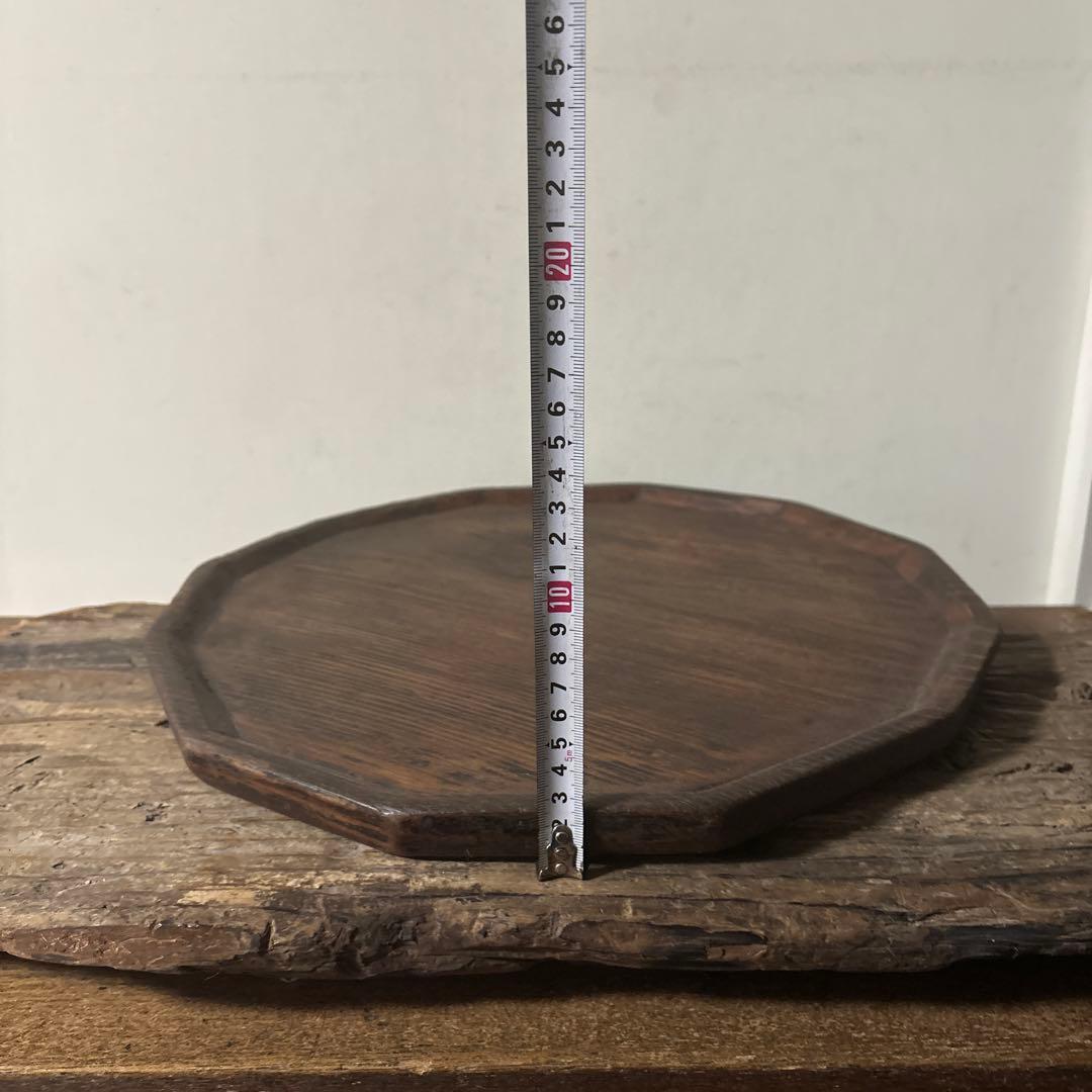 李朝十二角膳天板その66 盆.古道具.骨董品.韓国骨董. Antique.酒器盆