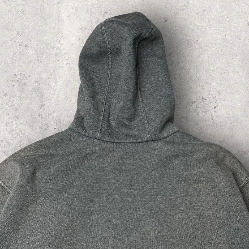 カーハート 裏サーマル ジップアップ パーカー ダブルフェイス グレー M