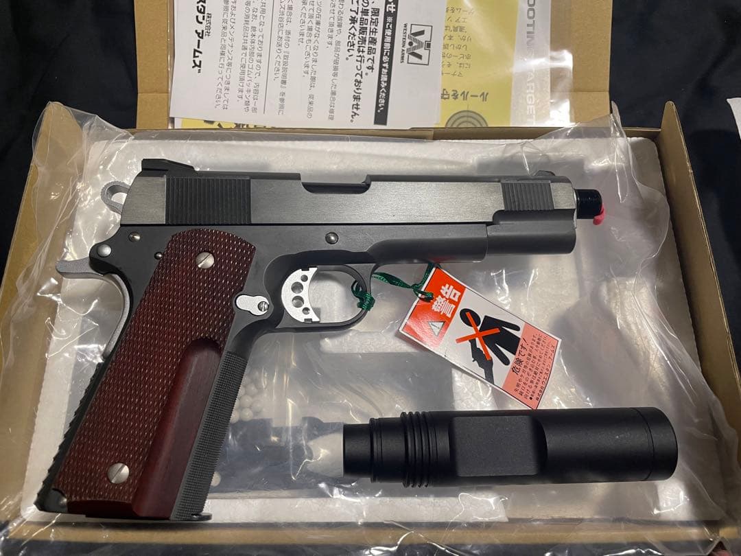 WA ウエスタンアームズ スネークマッチ デルタver M1911 サイレンサー