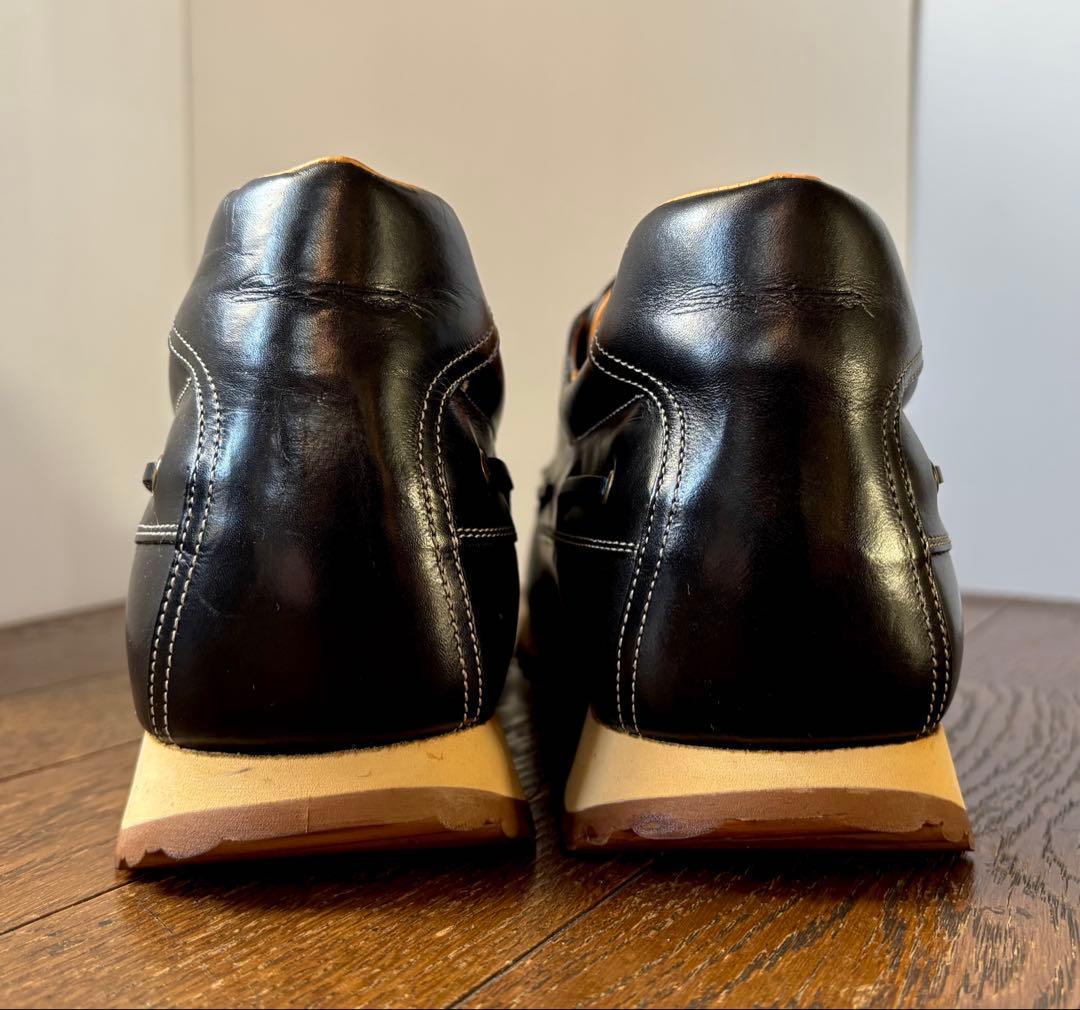 【SANTONI】未使用展示品！ サントーニ レザーデッキシューズ26.5cm