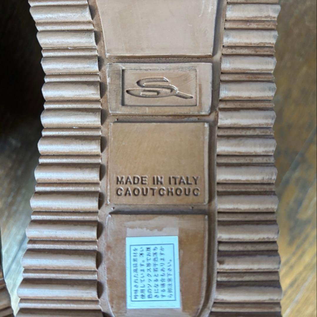 【SANTONI】未使用展示品！ サントーニ レザーデッキシューズ26.5cm