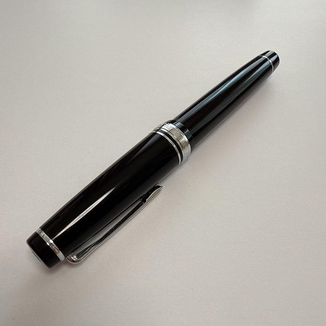 セーラー万年筆 プロフェッショナルギア 銀 万年筆 細字（専用コンバーター付）