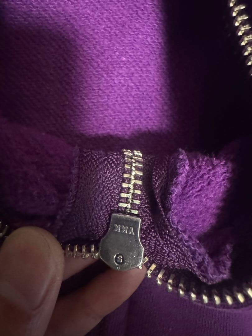 90S BAPE シャークフード パーカー 紫