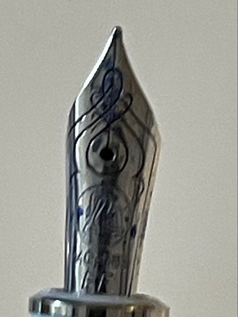 ペリカン　特別生産品　m605グリーンホワイト 極細　調整済み　最終値下げ