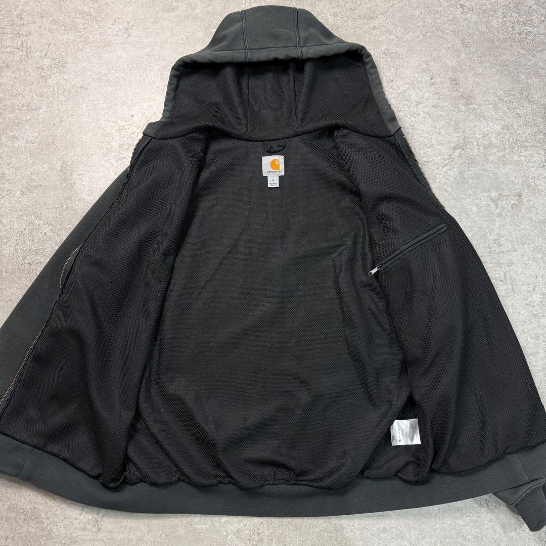 希少Sサイズ■カーハート アクティブジャケット ジップパーカー フェード 雰囲気