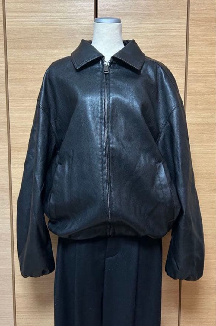 フェイクレザージャケット