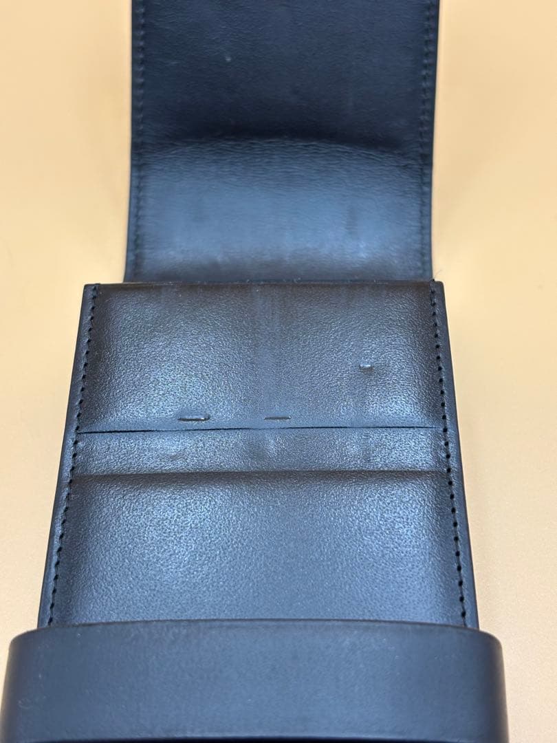 MONTBLANCモンブラン黒のレザーペンケース3本用