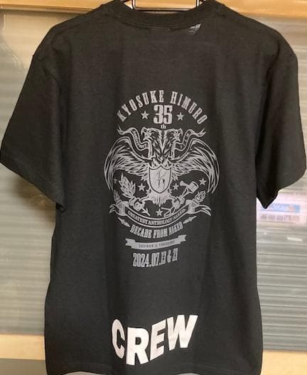 氷室京介 35th NAKED! BeatNix限定 CREWTシャツ! 新品!