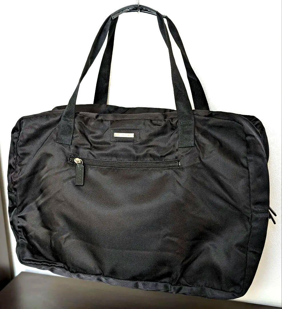 GUCCI グッチ ナイロン ブラックボストンバッグ